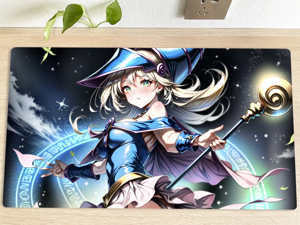 

Игровой коврик YuGiOh Dark Magician Girl, TCG, геймпад для торговых карт, игровой коврик Csutom, коврик для мыши, настольный игровой коврик, коврик для мыши, Бесплатная Сумка