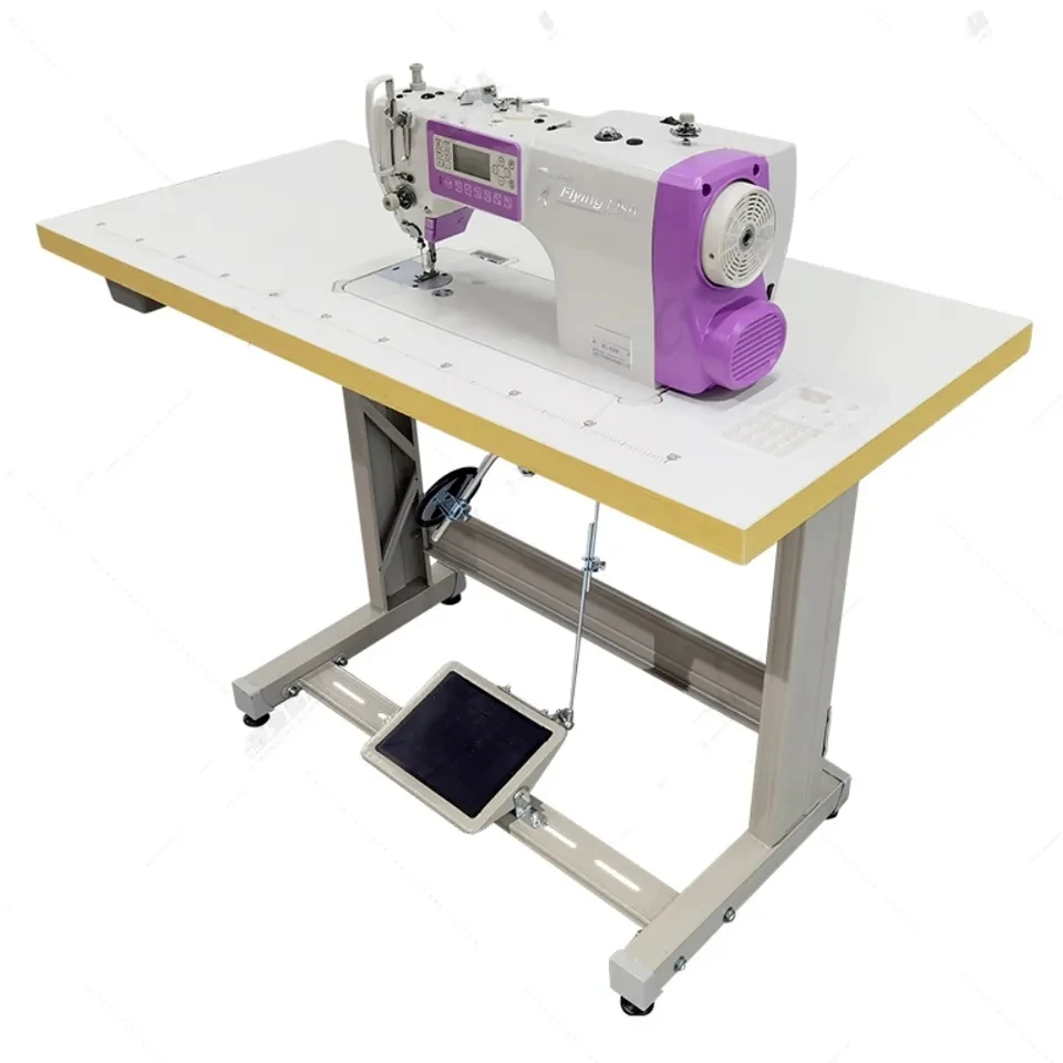 High Quality Single Needle Feed Flat-bed Lockstitch Sewing Machine for Garment Shops