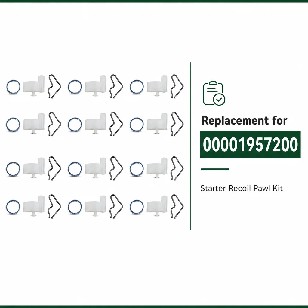 Starter Recoil Pawl Kit 12 Set For Stihl TS400 TS410 TS420 Cut Off Saws, Replaces OEM 0000-195-7200 00001957200 Saw Parts