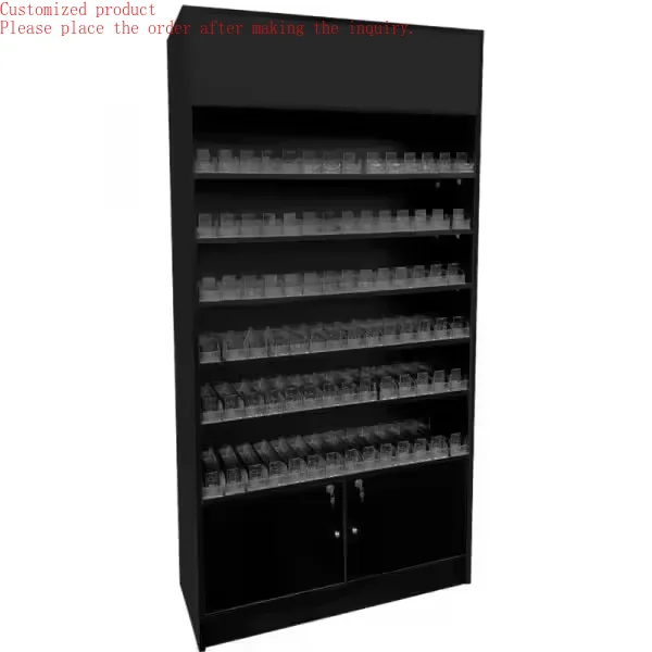 

Custom.Wall Display Unit With Cigarette Pushers and Storage