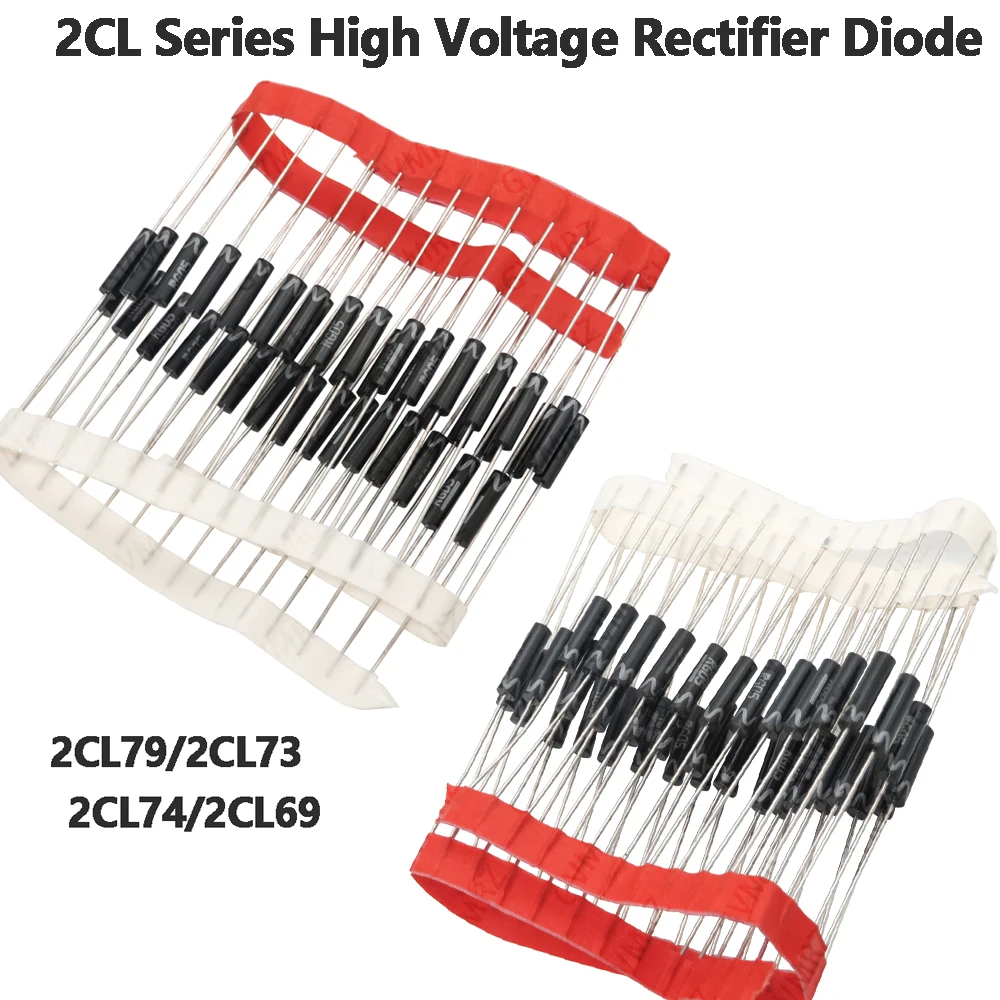 10PCS 2CL Series High Voltage Rectifier Diode Through-Hole  Encapsulated Diode 2CL79/2CL73/2CL74/2CL69