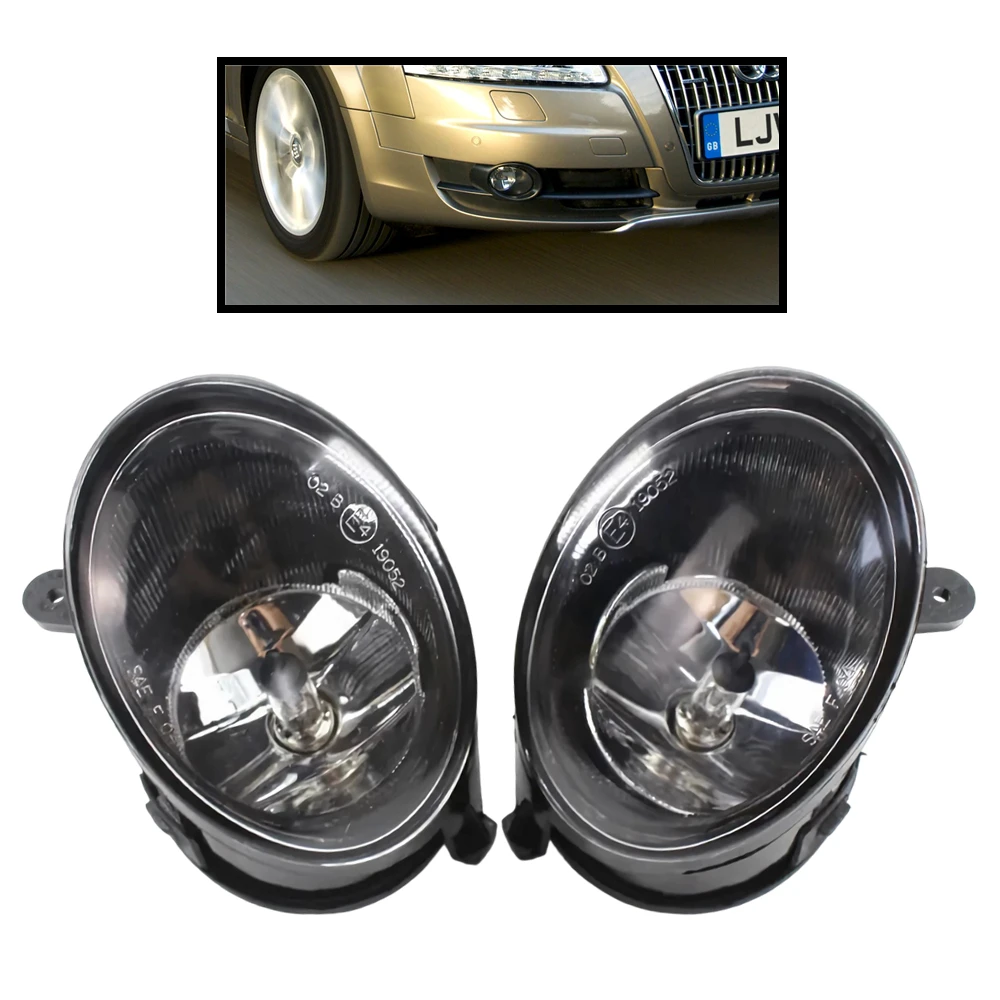 1 Pair Fog Light For Audi A6 C6 2005 - 2008 For Audi A6 Allroad Quattro 2007 - 2011 Front Fog Lamp 4F0941699 4F0941700 Accessory 