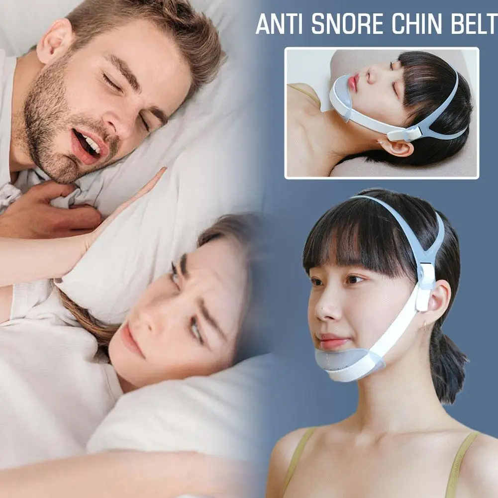 Adjustable Anti Snore Chin Belt Strap Mouth Breathing Correction Elastic Band Improve Sleeping Care Tool Anti Apnea Belt