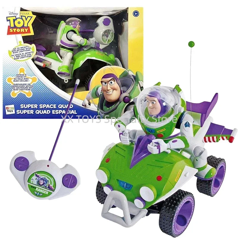 

Disney Toy Story Buzz Lightyear Super Space Quad Remote Control Electric Motorcycle Toy Limited Edition Car Toy Gifts for Boys