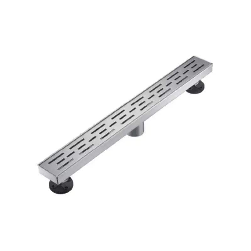 Stainless Steel Floor Drain Long Design Durable Bathroom Shower Drainage Easy Clean Anti Odor Rust Resistant Home Improvement