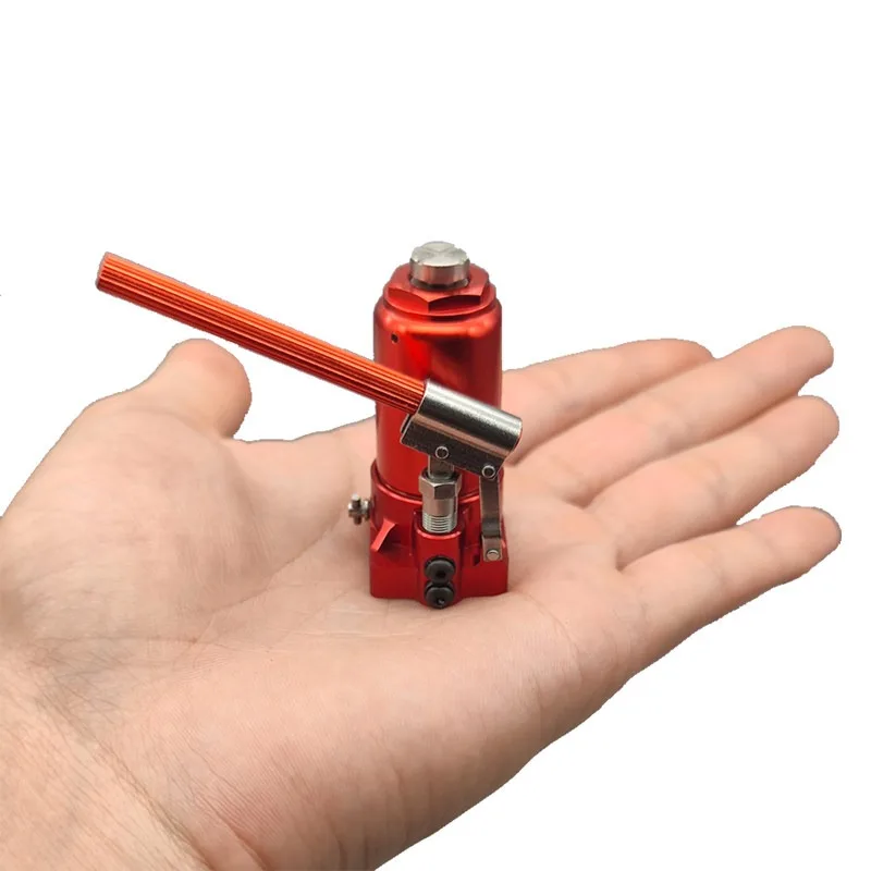 For Mini Hydraulic Jack 1/10 Model Graphics Card Stand Scene Props Creative Gifts