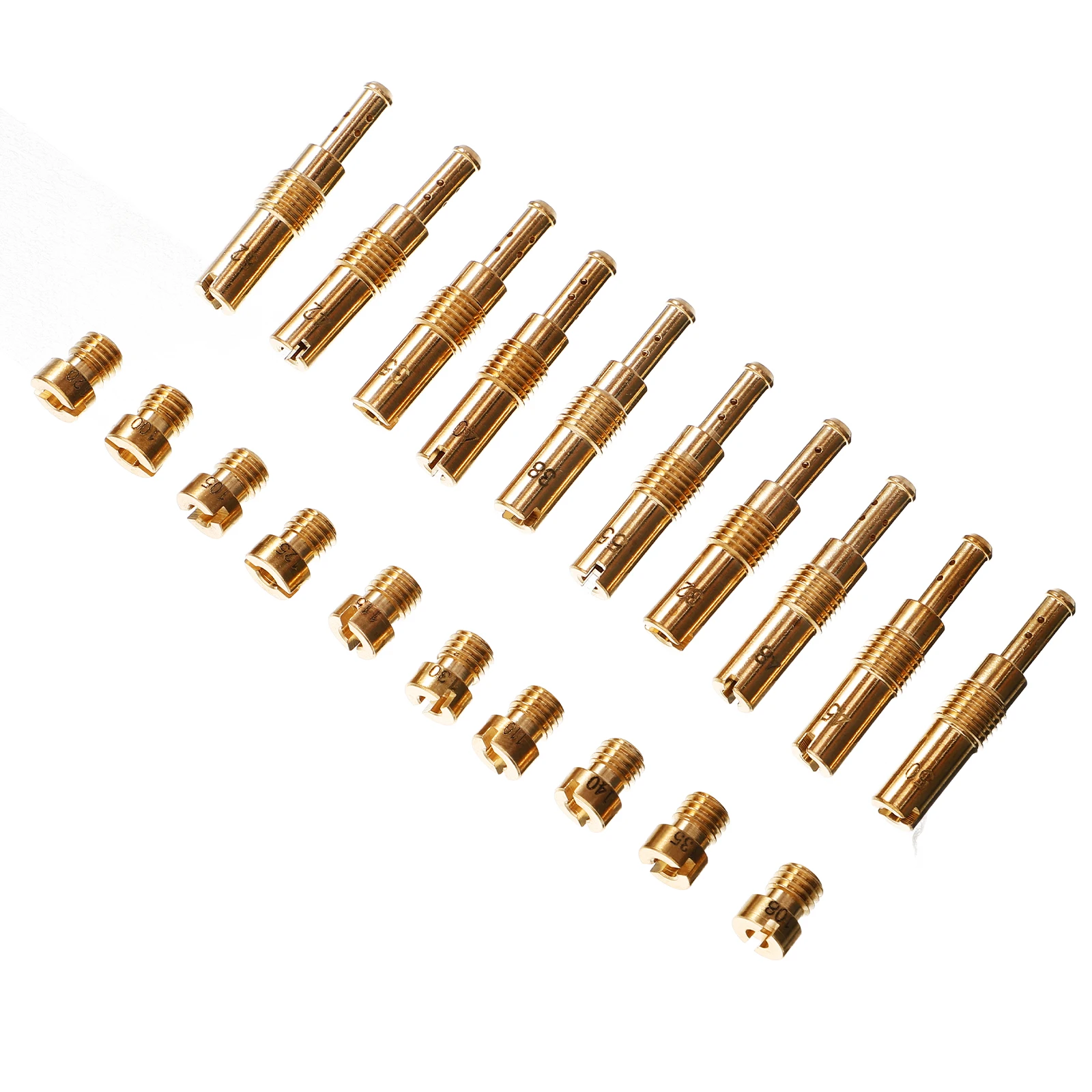 

1 Set Carburetor Main Auxiliary Measuring Holes Slow Idle Jet High Pressure Hose Nozzle Sprayer Fuel Injection Clamps Durable