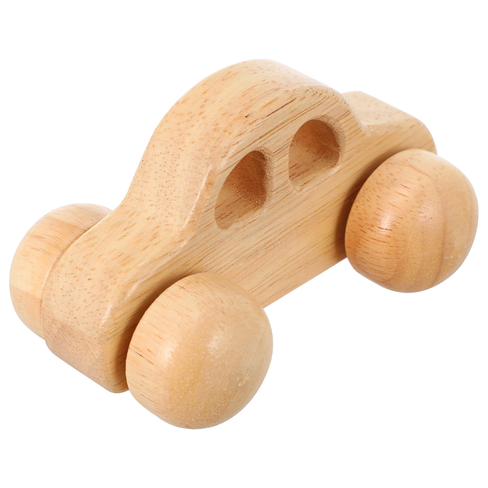 سيارة دفع خشبية استيعاب الطفل لتخفيف المولي للرضع، عجلات تعليمية تعليمية، عجلات متحركة سهلة الإمساك #3