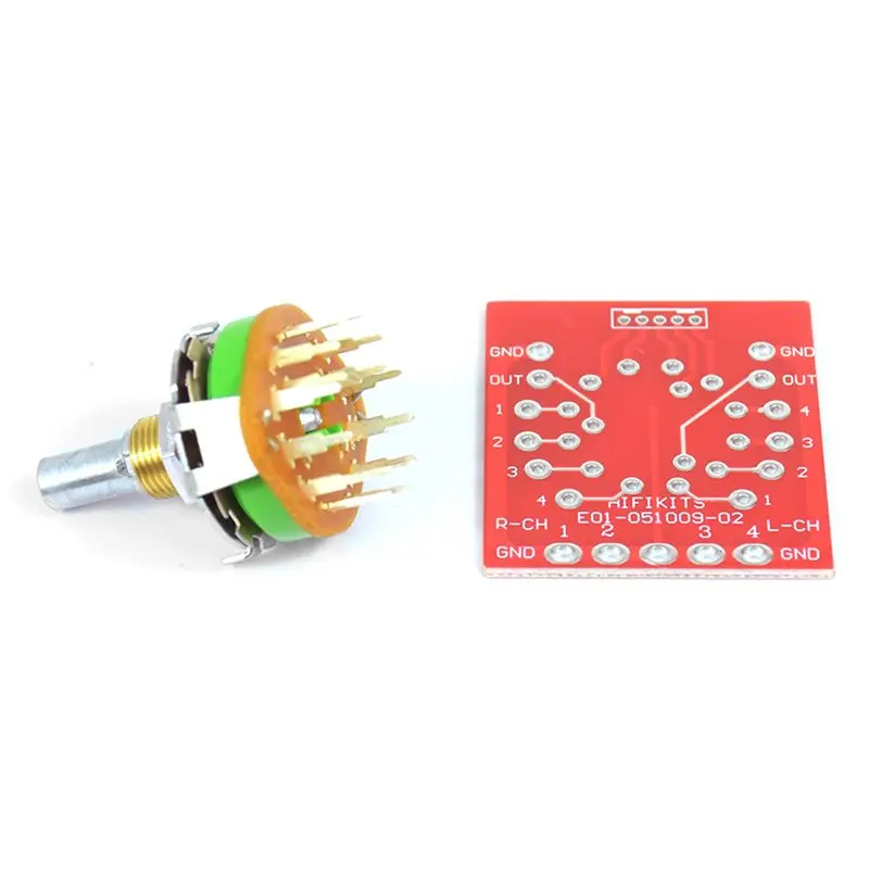 【HOT-PRICE!】Power Amplifier Audio Signal Switch Band Rotary Switch 3 Pole 4 Position Signal Selection