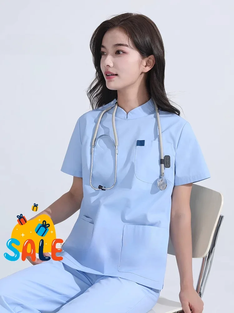 Multilcolors Hospital Medical Scrub Suits Uniform Women Men Scrubs Set Beauty Work Clothes Nurse Accessories Dental Surgery Suit