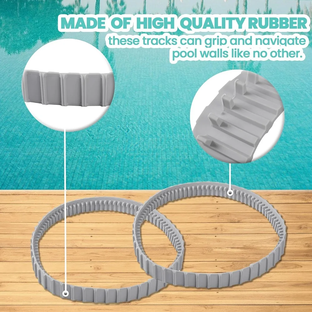 عبوتان من مسارات اللون الرمادية البديلة 9983152-R2 لمنظفات حمام السباحة الروبوتية Maytronics Dolphin