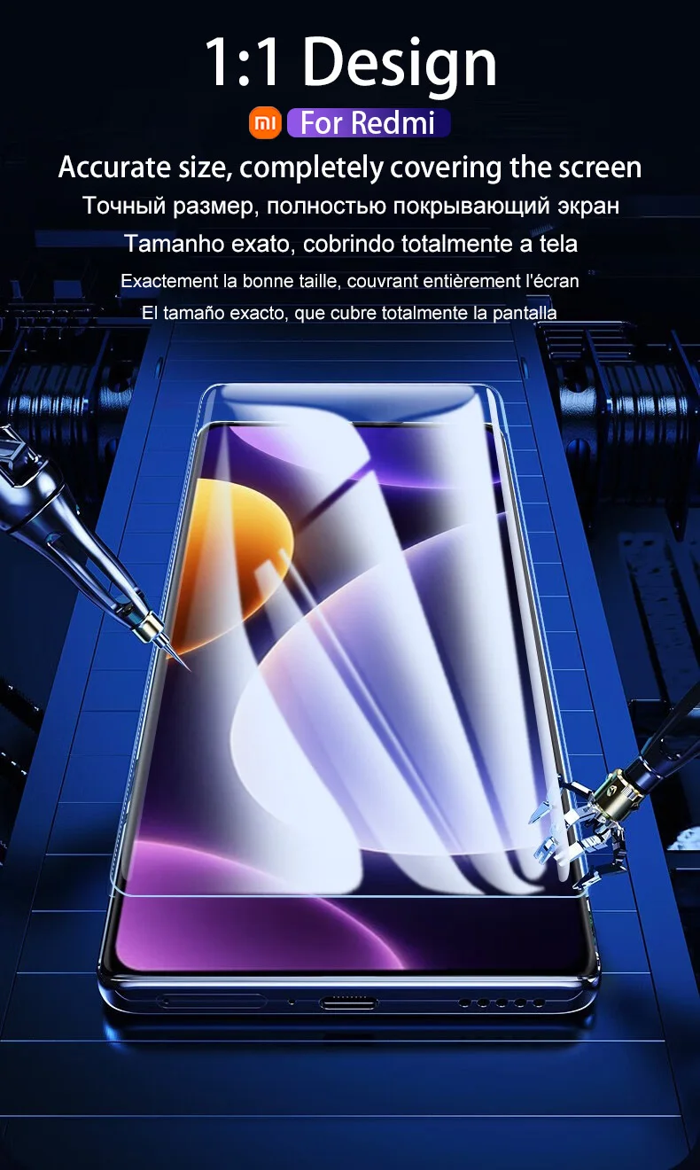 5 Stück HD-Hydrogel-Folie für Xiaomi POCO X7 F6 F5 X5 X6 X3 Pro NFC, Displayschutzfolie, Poco X4 M5S M4 M6 F4 F3 GT X7 Pro 5G, kein Glas. – Detail 4