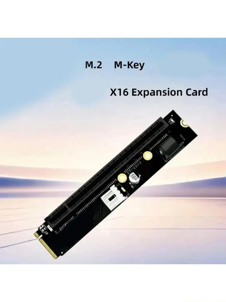M.2 M-Key to PCIE X16 Expansion Adapter Card Board with Fourth-Generation Link