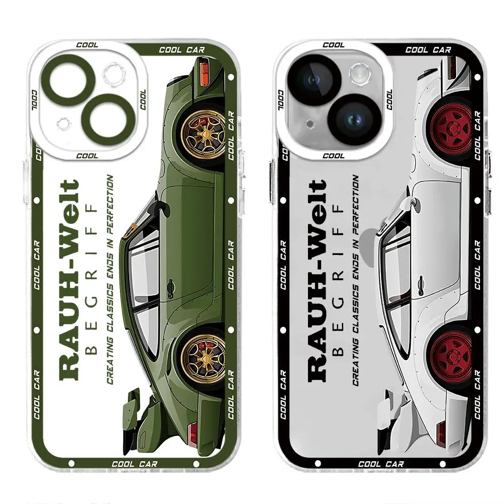 Phone Case For OPPO Reno 12F 12 7 11 11F 10 2F 4 8 8T 8Z 7Z 7 6Z 6 5 Pro Plus 4G 5G Clear Soft TPU Tokyo Drift Sports Car Cover