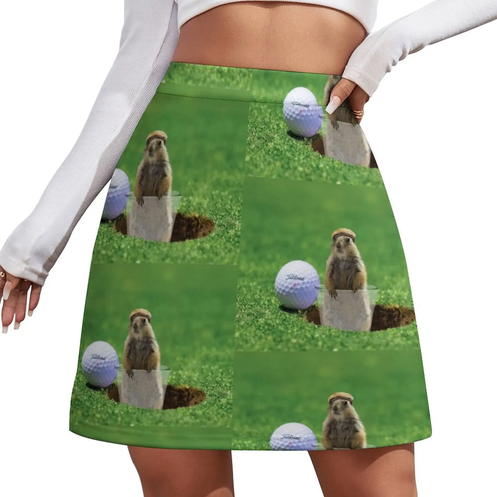 Gopher Golf Mini Skirt sexy skirt korean clothes ladies Skort for women Miniskirt woman