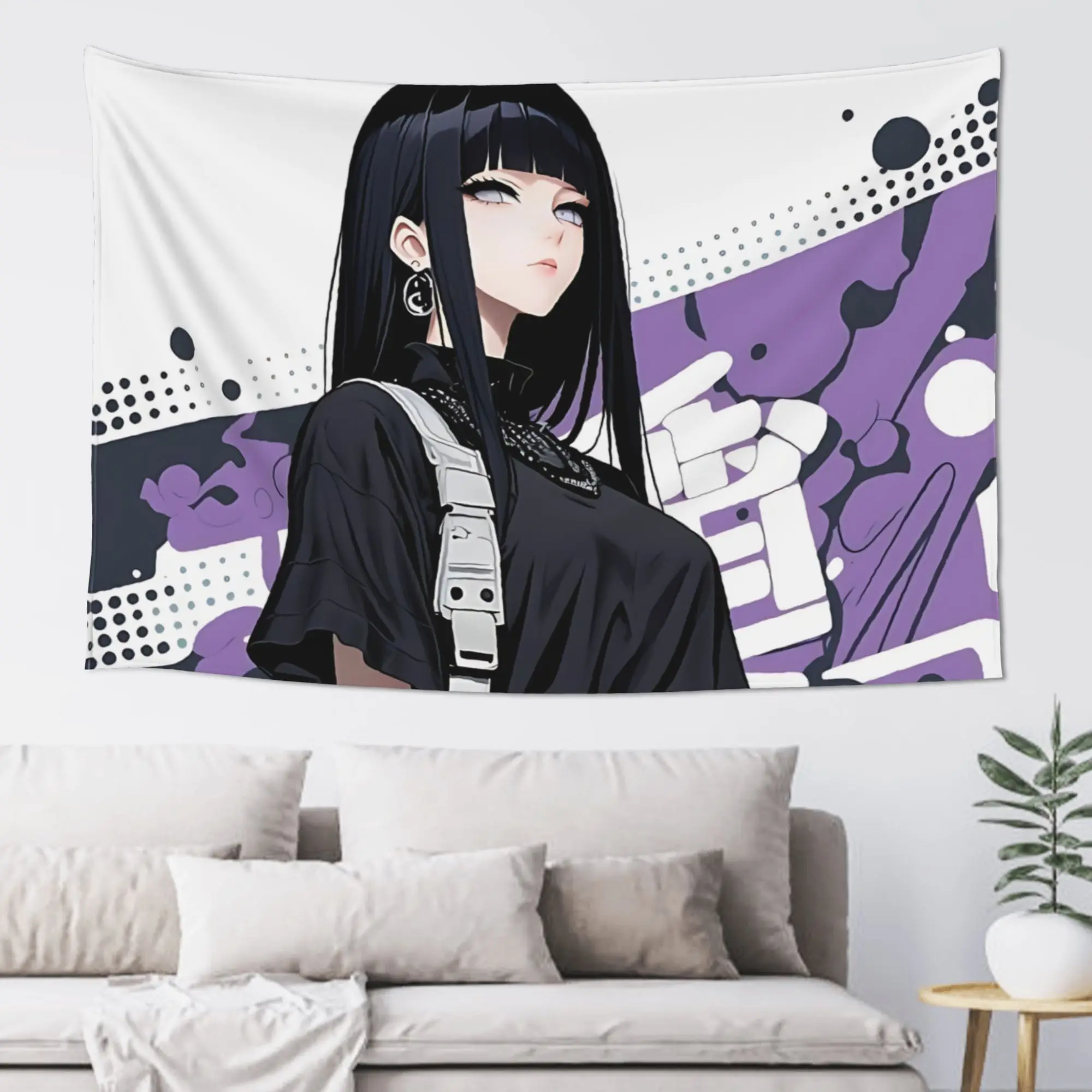Cutecore Naruto Anime Theme Tapestry Bedroom Decoration  Wall Hanging Blanket Tapestry Cool Stuff For Room