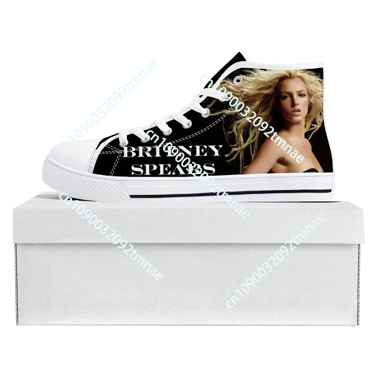 Britney Spears High Top High Quality Sneakers Mens Womens Teenager Custom Customized Sneaker Casual Couple Shoes Custom Shoe