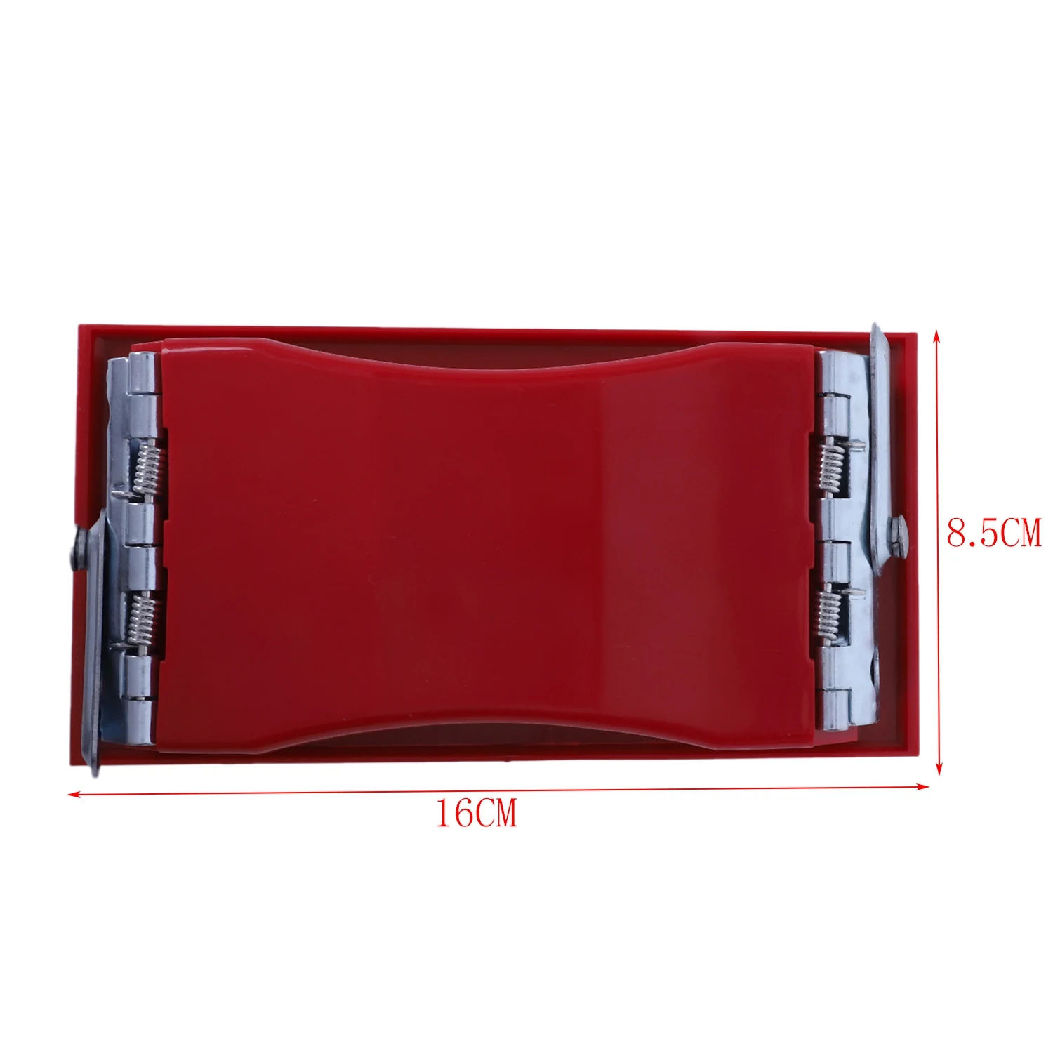 New User~Rectangle paper grit sandpaper holder hand sander red black