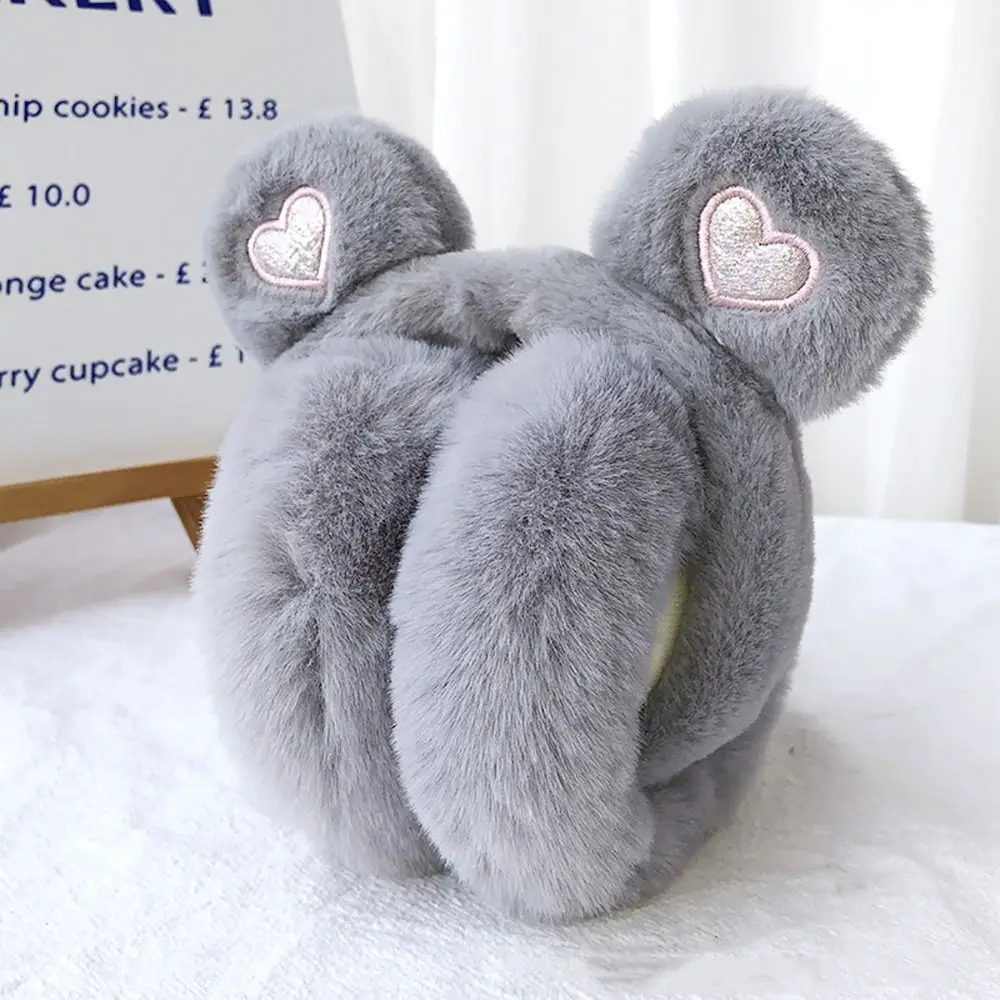 Cute Bear Ears Winter Warm Earmuffs Ear Muffs Women Plush Thick Soft Earmuffs Protect Ears Warm Earmuffs For Adults Children