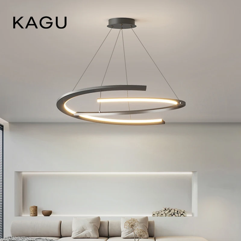 Moderne Kronleuchter Für Wohnzimmer Minimalistischen Atmosphäre Haupt Lampe Licht Luxus Nordic Einfache Restaurant Decke Anhänger Lampe