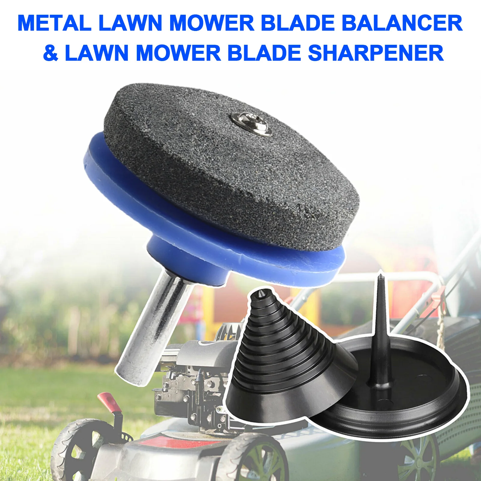 Garden Blade Balancer Tractor Balancer & Sharpener For Lawn Mower Mower Blade Practical to use Safe Useful 60*50mm