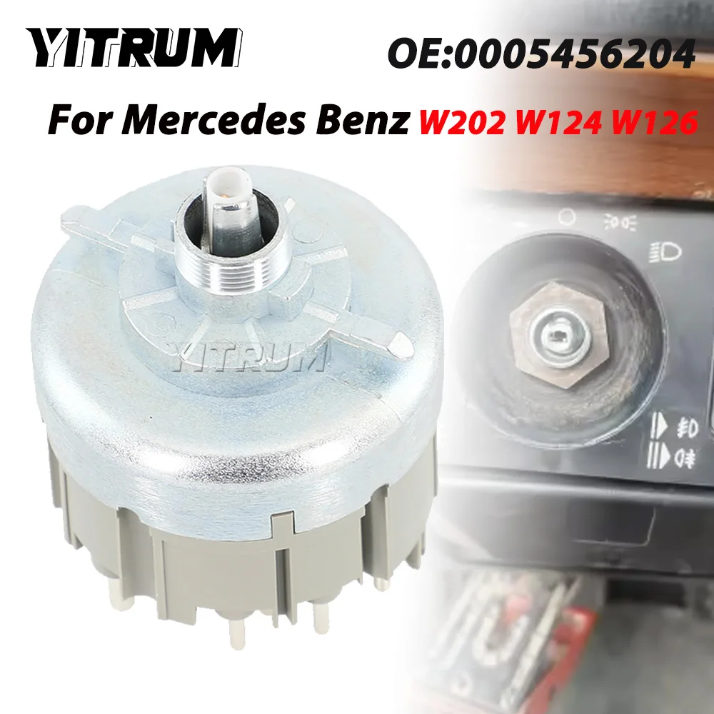 

Переключатель фар YITRUM для Mercedes Benz W124 W126 W202 300D 1994-1995 E320 1988-1991 0005456204 A0005456204