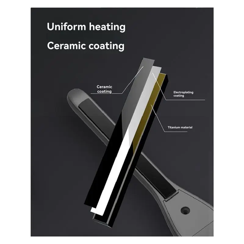 Mała prostownica do włosów, lokówka, podwójna funkcja prostowania i kręcenia, wąska prostownica do krótkich włosów, wtyczka EU