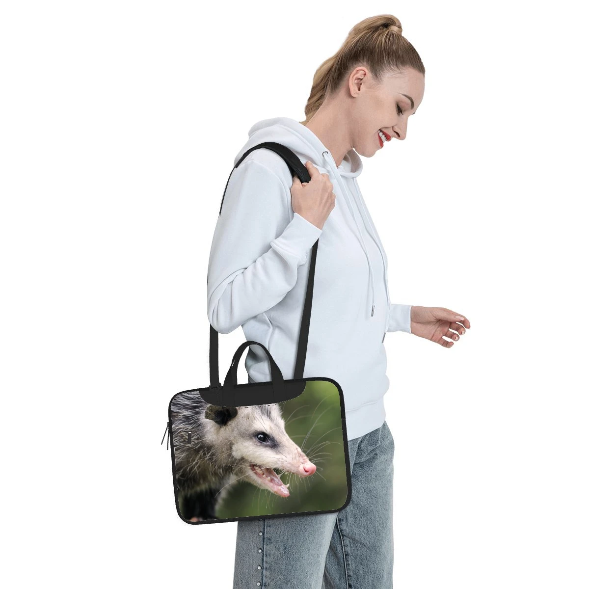 North American Opossum Laptop Bag Printed Pattern Fashion Ultra-thin Shockproof Portable Tablet Sleeve Bag Laptop Bag