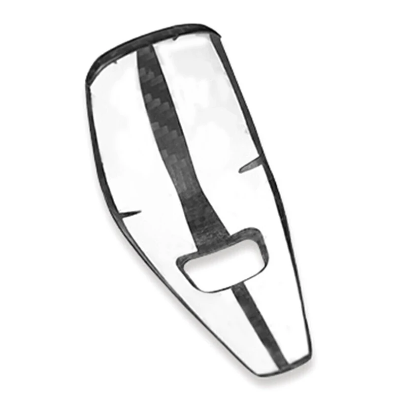 Gear Shift Knob Button Cover Trim Fit for BMW 3er G20 G21 4er G22 G23 Z4 G29 X5 G05 X6 G06 8er G14 G15 G16 Carbon Fiber Style view 4