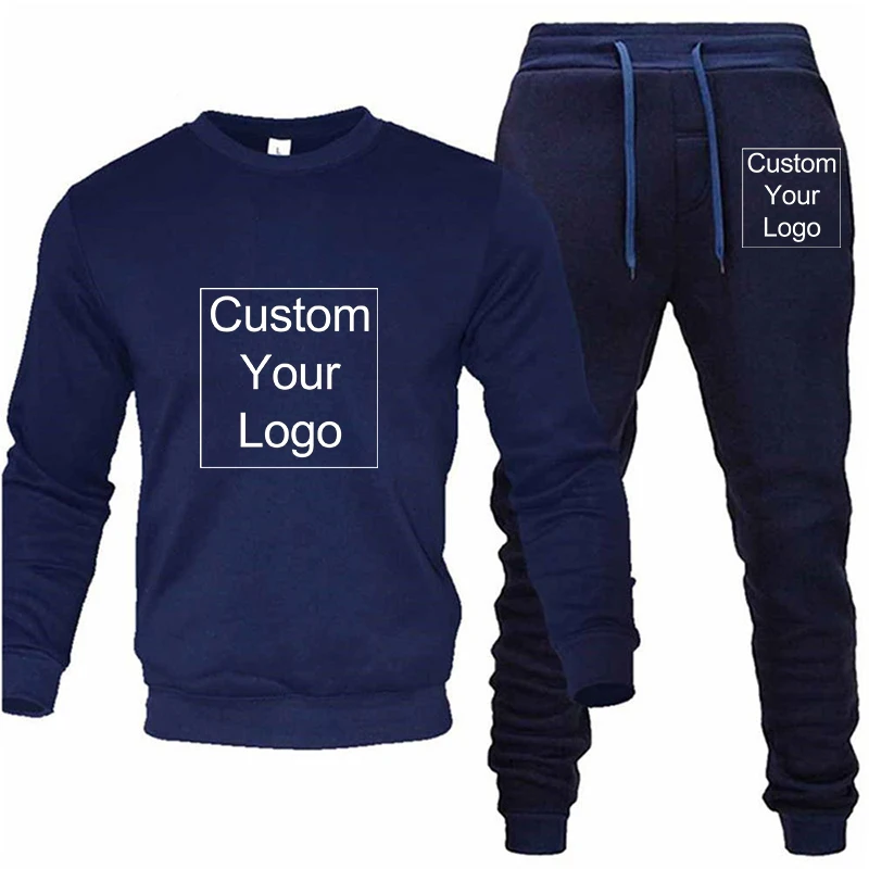 Custom Logo Man Pants Sets Tracksuit Men Clothing Men\'s Clothes for Men Fashion Hoodie and Pants Suit New in Sweatshirts Pant