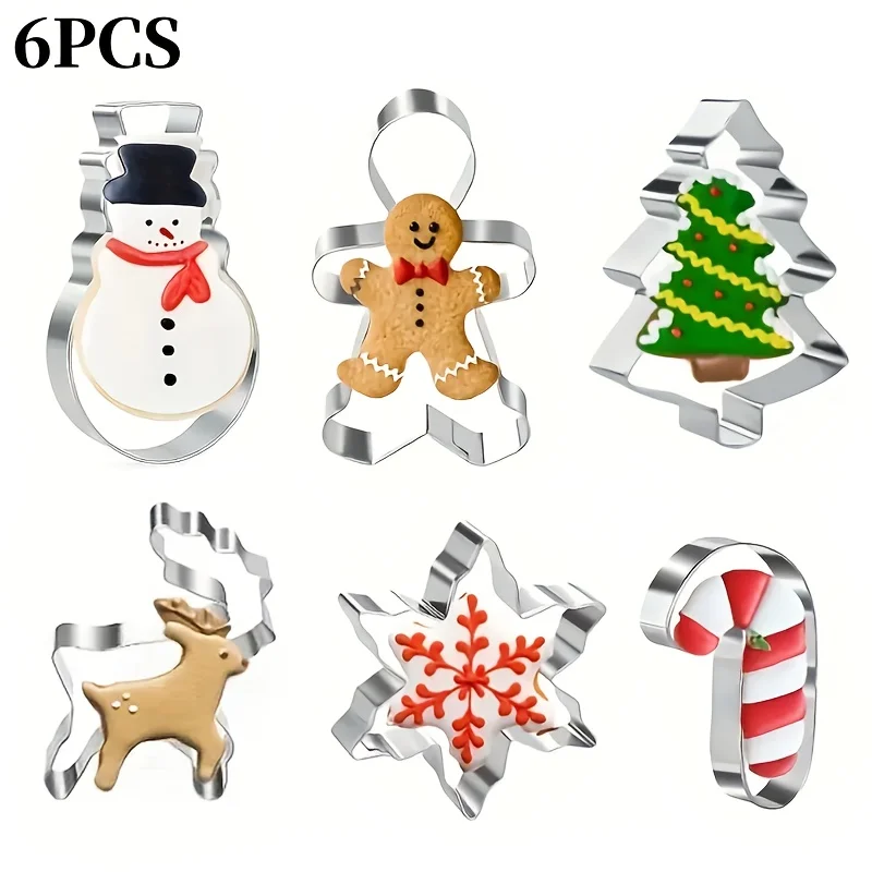 Neue Edelstahl Cookie Cutter Keks Form Weihnachten Hirsch Kopf Rentier Form Festival PartyDIY Werkzeug Fondant Lebkuchen Mann