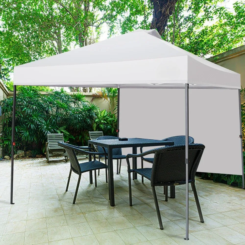 

10x10ft Pop Up Canopy Tent,for Outdoor Events with 1 Removable Sidewall,Instant Canopies,Portable Shelter Canopy