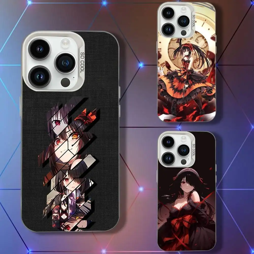 

Anime T-Tokisakis Kurumis Phone Case For iPhone 16,15,14,13,12,11,Pro,XS,Max,Plus,Mini,SE White Candy Matte Shockproof Cover