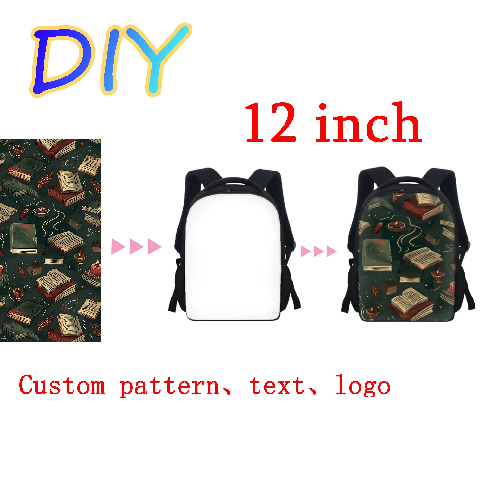 Cool Boy Custom Cartoon Hero Schoolbag, criança mochila, pequeno portátil Camping Kids Backpack, volta para a escola temporada