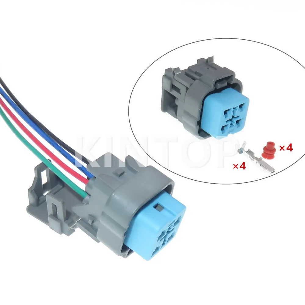 

1 Set 4 Pin AC Assembly Auto Electronic Fuel Pump Socket Electric Pump Cable Harness Plug For Honda Fit Accord