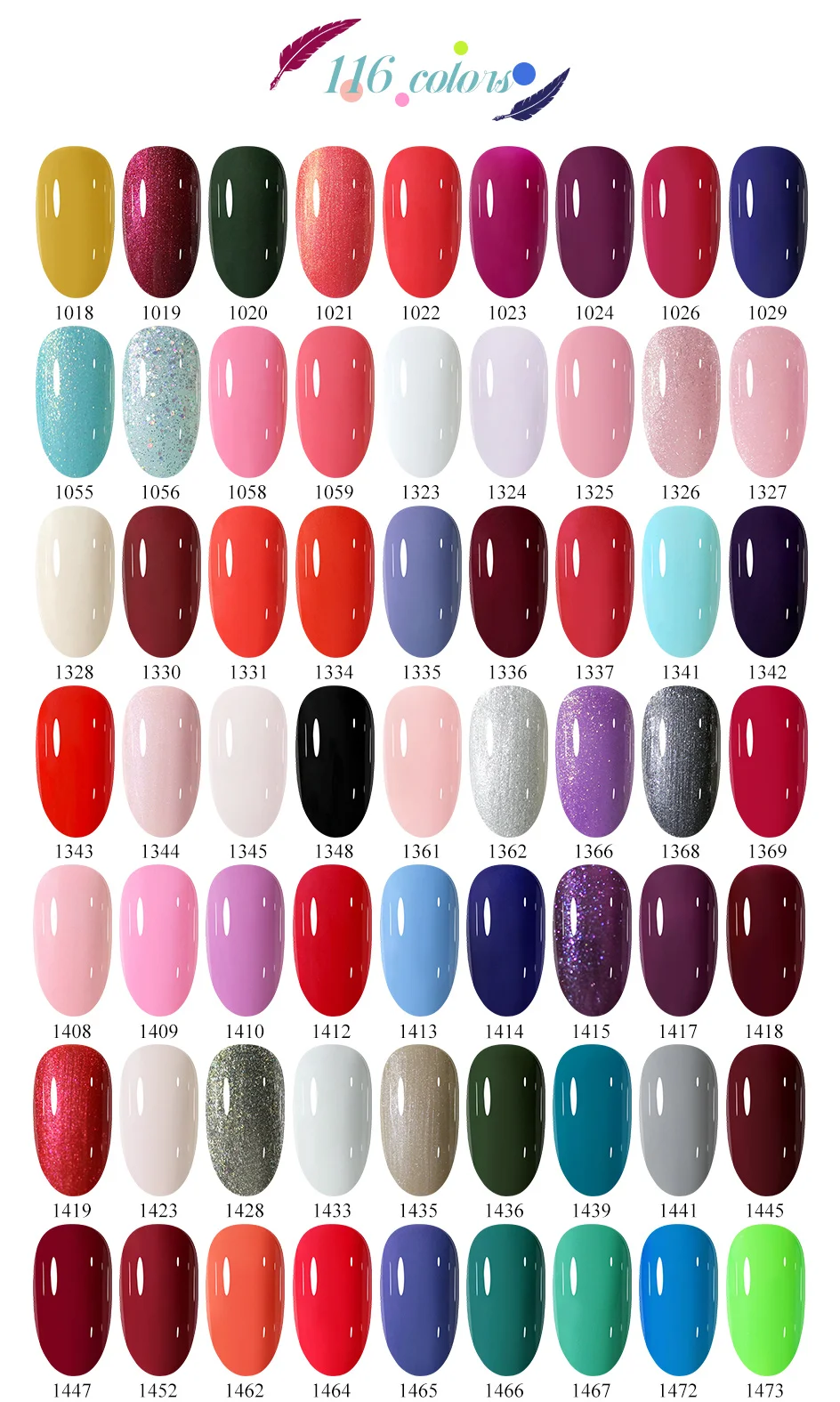 Arte Clavo Gel-Nagellack, 400 Farben, 15 ml, semi-permanenter Gel-Lack, Basis-Decklack, Nagelkunst, Maniküre, Soak Off-LED, UV-Salon-Gel – Detail 11