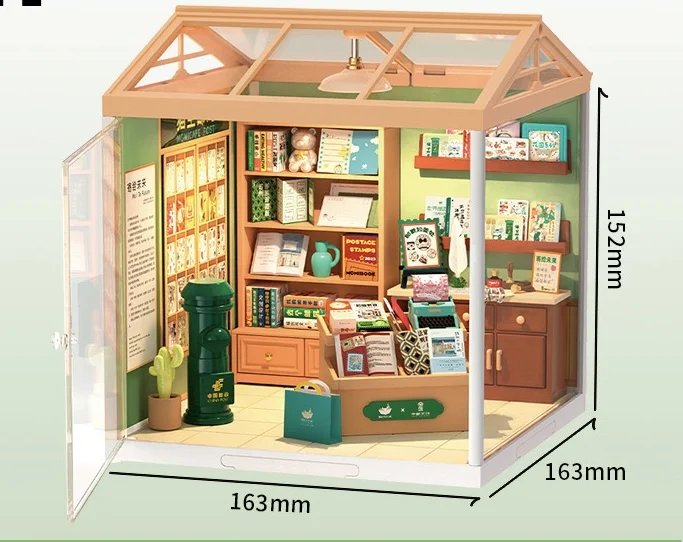 Animation conjointement Super World Store, bricolage fait à la main, modèle d'assemblage de maison, 