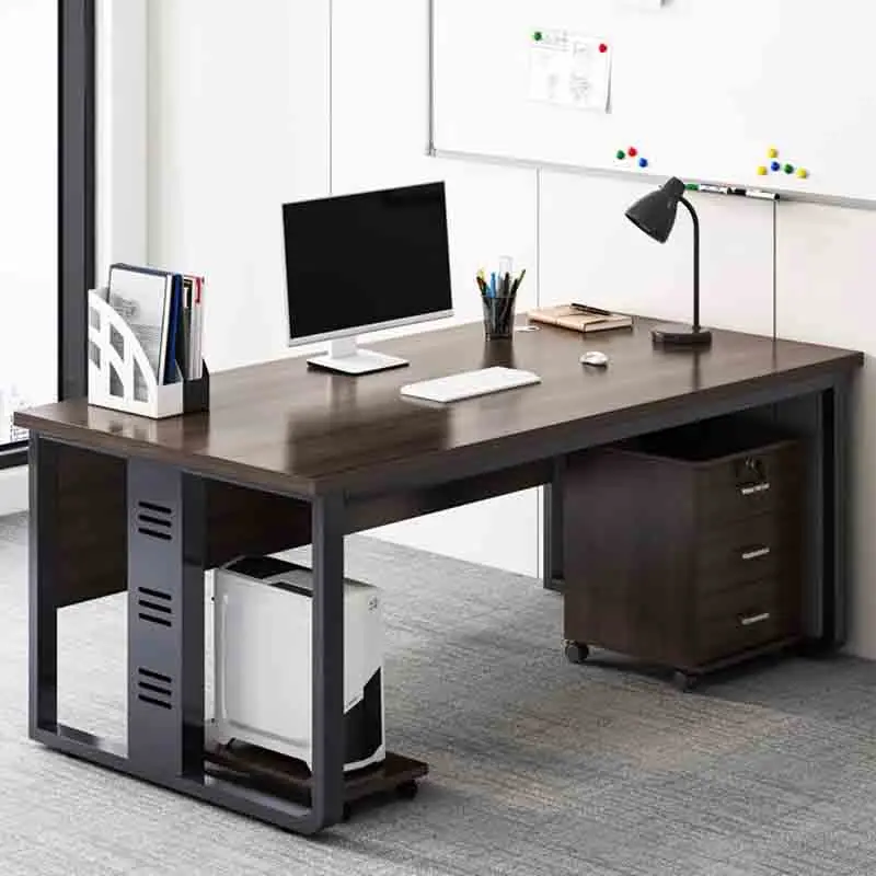 Computer Executive Office Desks Modern Writing Workbench Wooden Office Desks Standing Meeting Scrivania Ufficio Lavoro Furniture