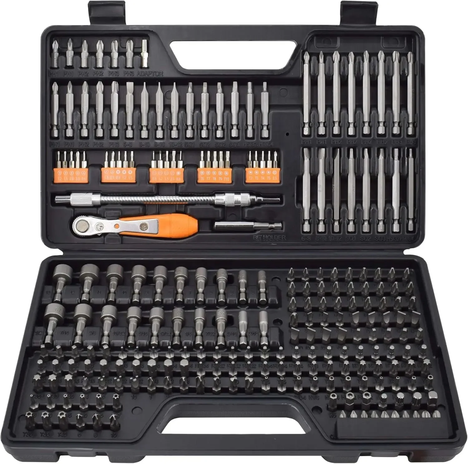 

Dropshipping 208/214/234pcs Combination Screwdriver Drill Bit Set DIY Tool Set Screwdriver Tool Box