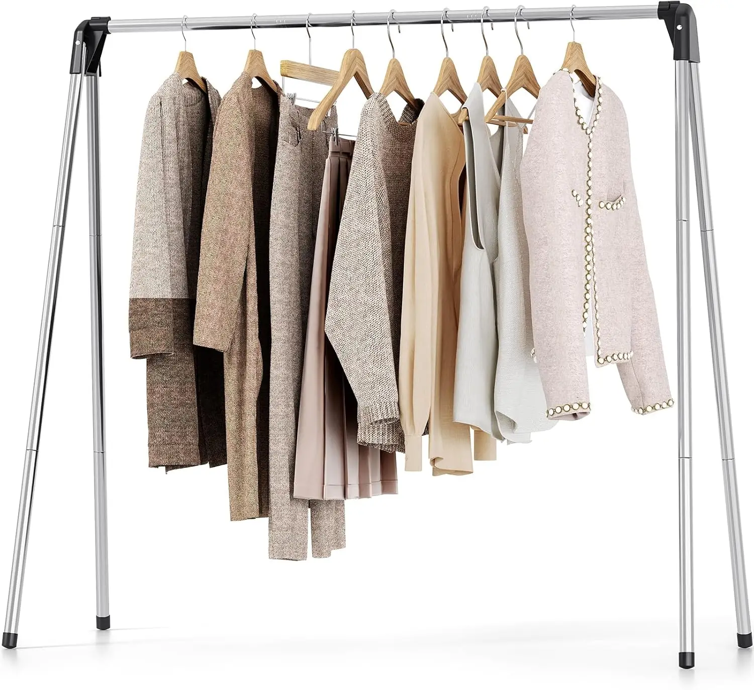 

Складная сушилка для белья из нержавеющей стали, портативная, для использования в помещении и на улице, большой вместимости