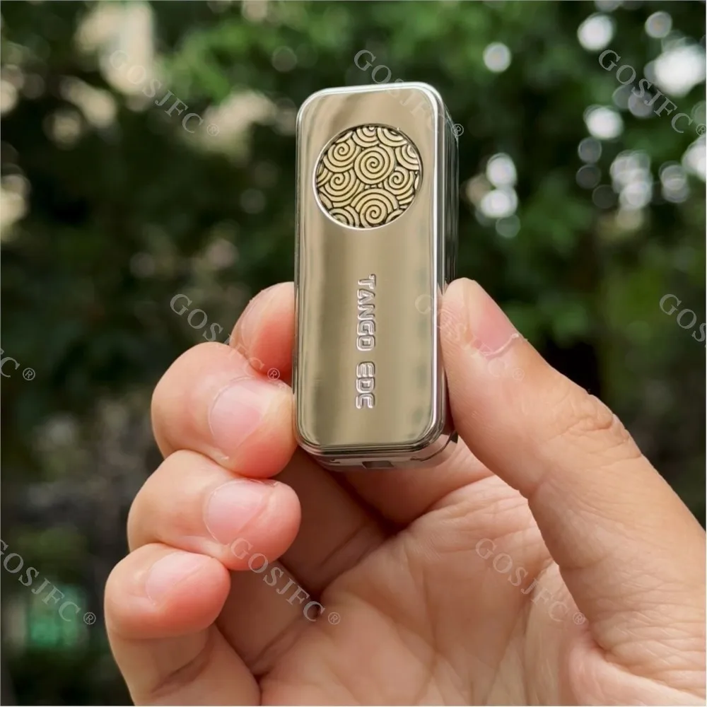 TANGO EDC Titanio Lucidatura Meccanica Push Slider Metallo Giocattolo Antistress Agitarsi Giocattoli per Adulti