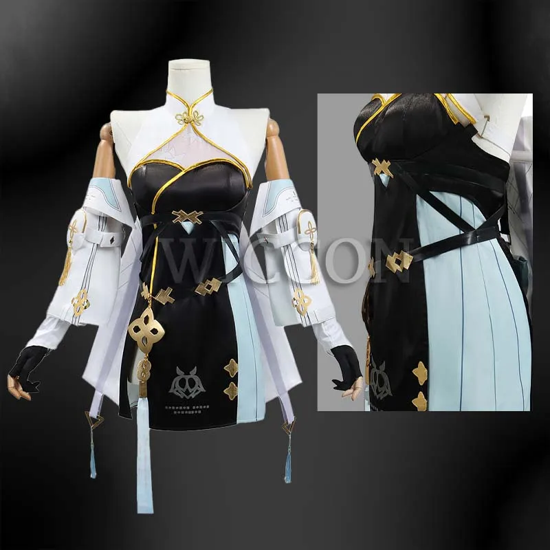 Baizhi-traje de juego de Cosplay para mujer, uniforme encantador y dulce, traje de juego de rol para fiesta de Halloween