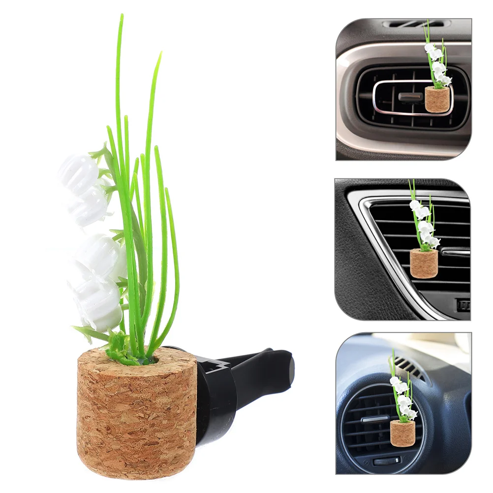 

2Pcs Car Air Vent Clips Decoration Elegant Design Interior Aromatherapy Greenery Enhancer for Women Car Outlet Clips