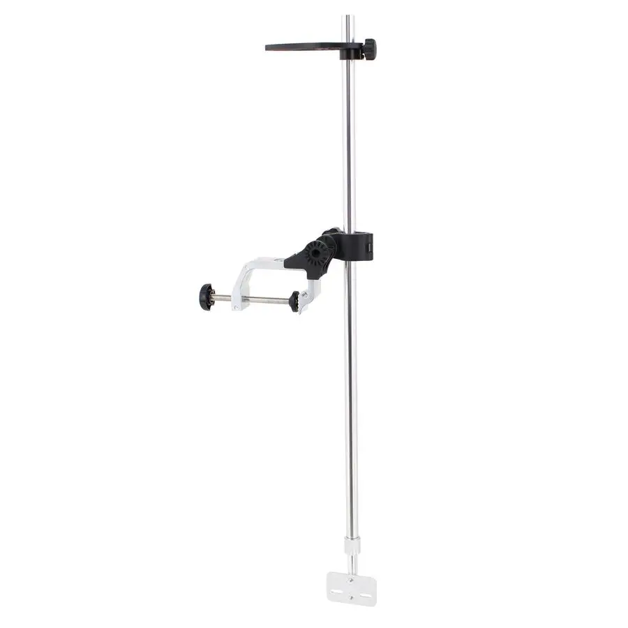 

Portable Fish Finder Mount, Upgraded Version Transducer Pole Mount with 360 Degree Adjustable Large 3.31inch Clamp Opening for B