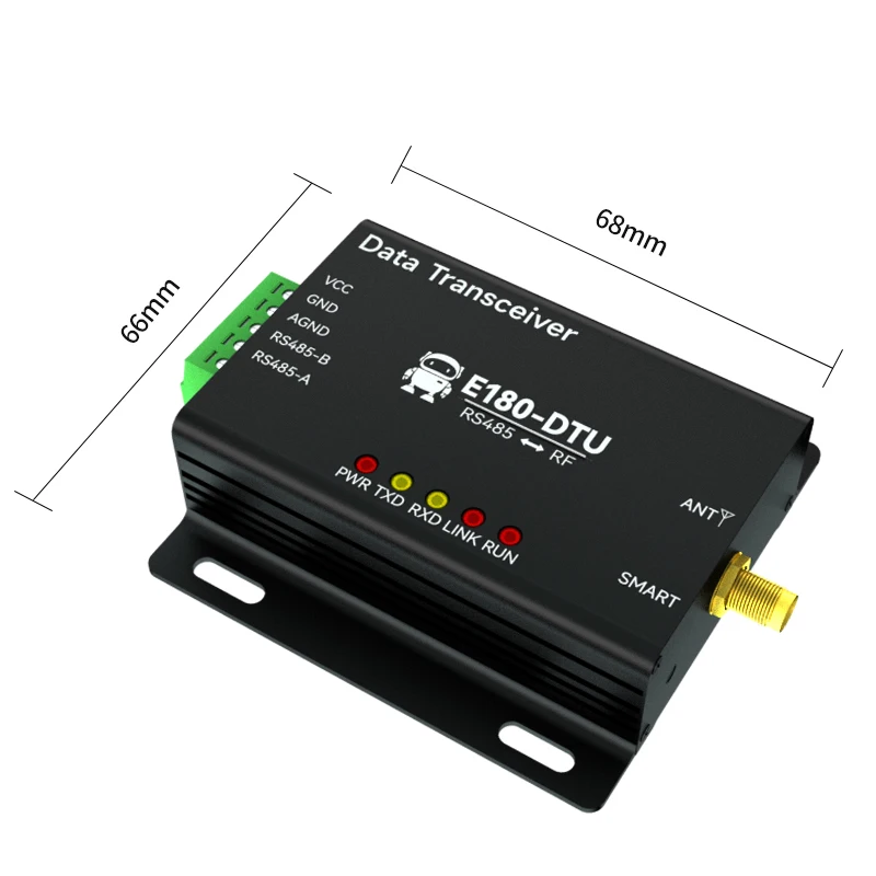 Imagem -02 - Zigbee-estação de Transmissão de Dados sem Fio Transceptor de Dados 3.0 Efr32mg1b Rs485 20dbm E180-dtu Z20485 Dc828v