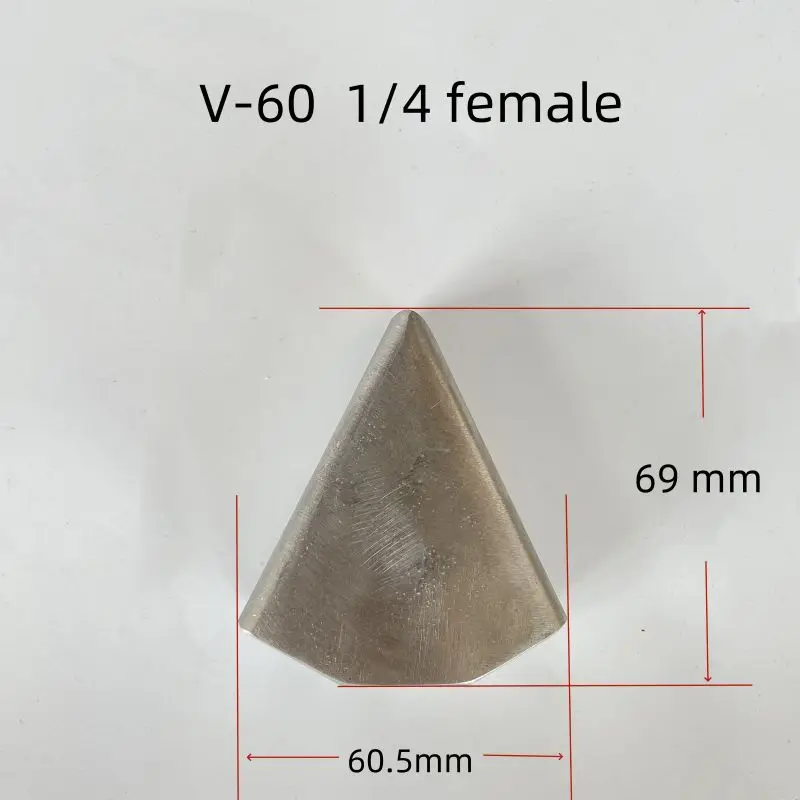 1/4インチメスV型ステンレス鋼3穴フランダー下水道洗浄ノズルダブルメグ下水道浚渫ノズルドライバー6000psi