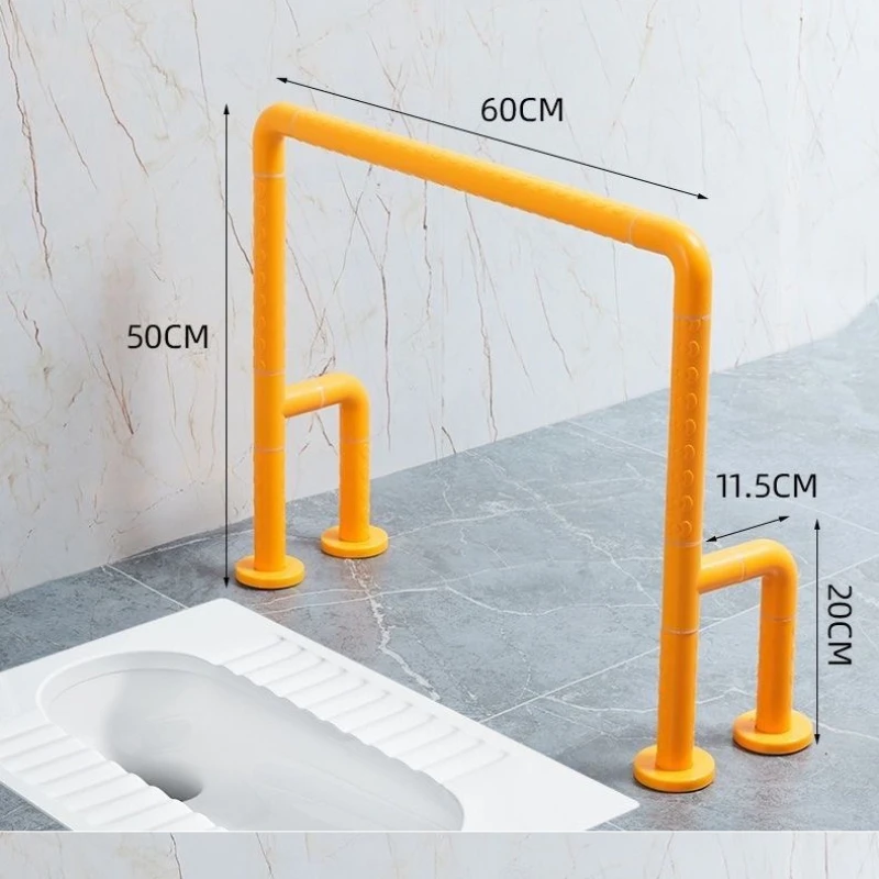 화장실 안전 레일 지원 욕실용 미끄럼 방지 장애인 그랩 바, 노인을 위한 다리가 있는 스테인레스 스틸 안전 난간