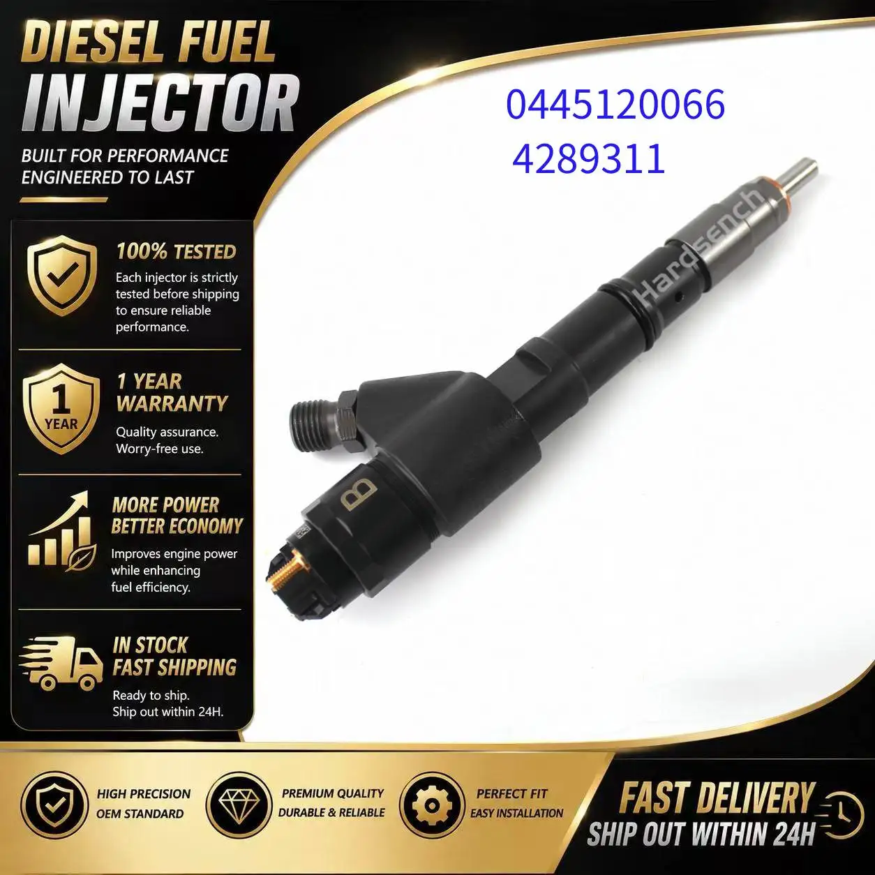 

Inyector Common Rail 0445120066 Diesel Injector 4289311 for Volvo Excavators EC240B Renault Trucks
