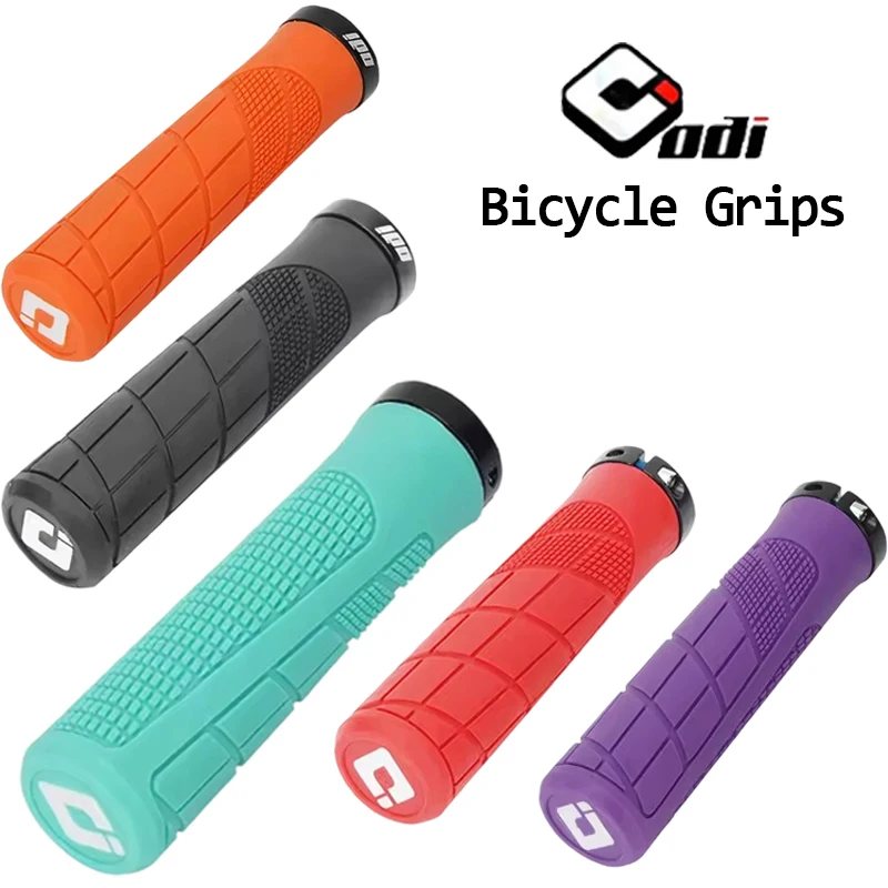 

ODI велосипедная ручка резиновые нескользящие велосипедные ручки MTB ручки водонепроницаемые манжеты MTB с замком на ручке велосипеда ручка для горного велосипеда