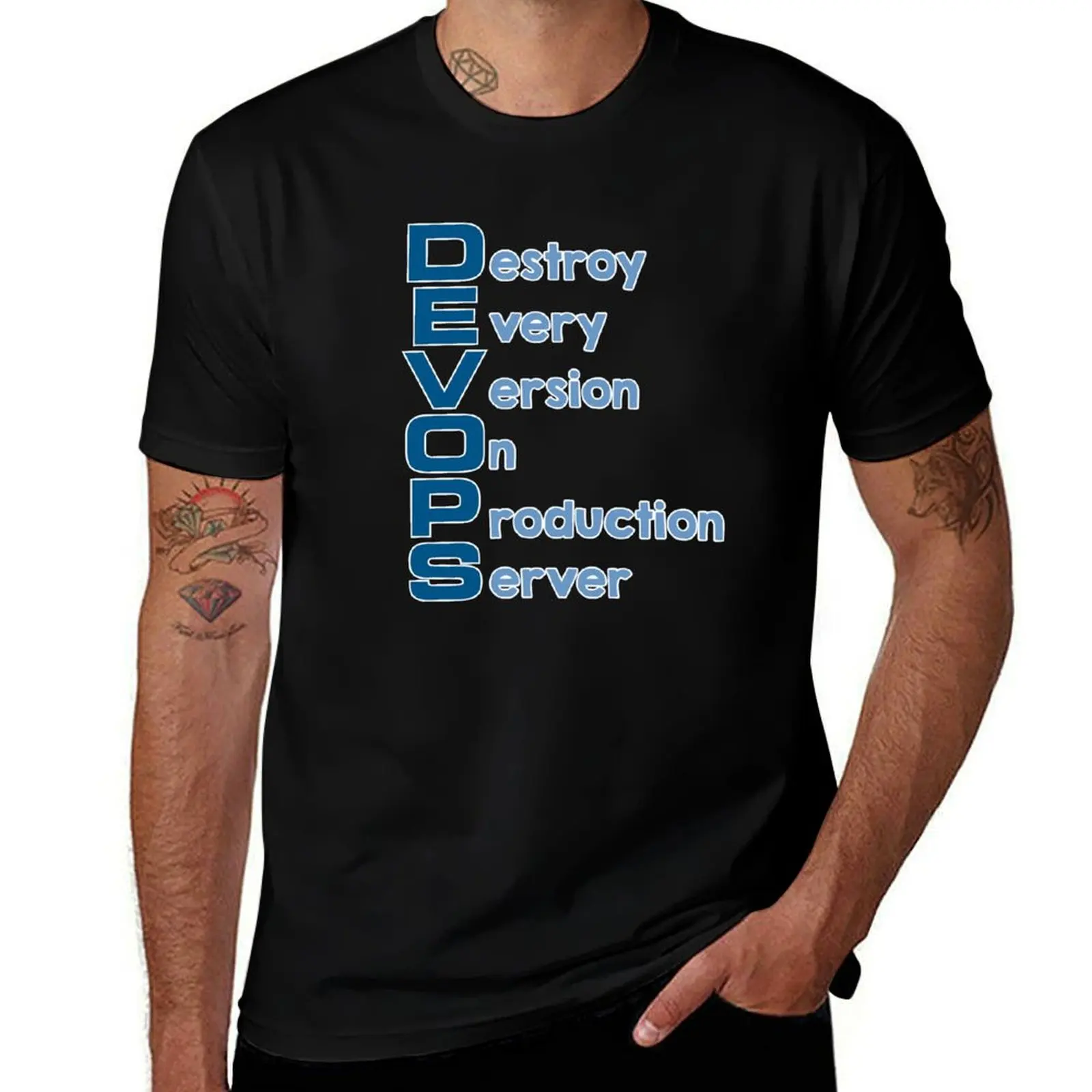 devops T-Shirt Daily Casual Short Sleeve Tee Shirt T-Shirt